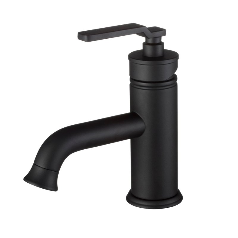 【MULTI百工居室】MIT制造严选MTB02MB时尚工业风哑光黑面盆龙头 - 卫浴用品 - 铜/黄铜 