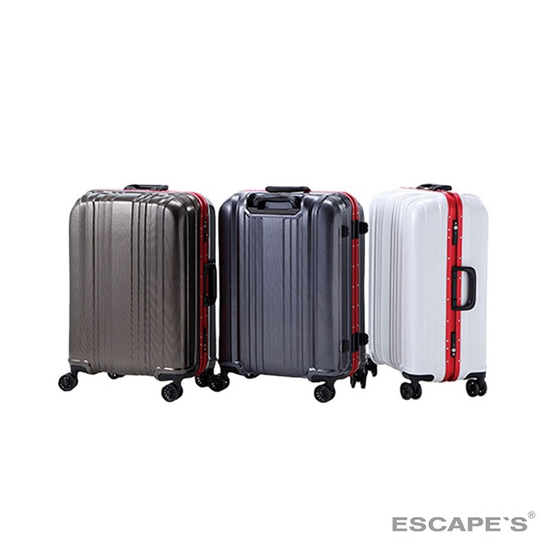 ESCAPE'S 日系铝框硬箱- 24寸 | 送白烂猫箱套- M - 行李箱/行李箱保护套 - 塑料 