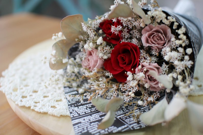 浪漫满屋-永生花小花束 - 其他 - 植物．花 红色