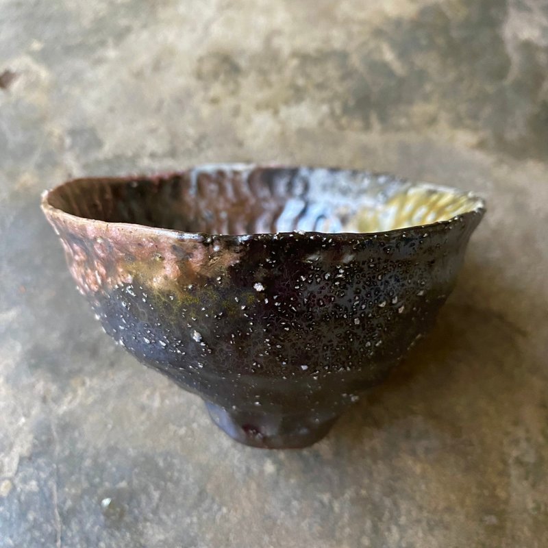 陶/柴烧/绞胎杯碗/附木盒 - 碗 - 陶 黑色