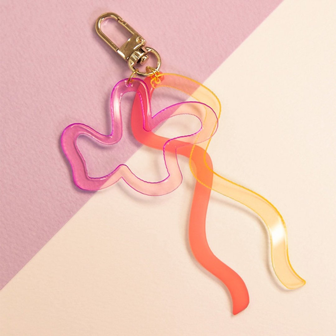 Flower tassel - acrylic sun keyring - 钥匙链/钥匙包 - 压克力 