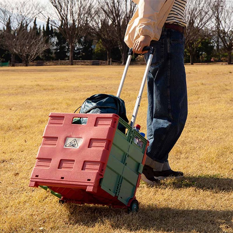 野餐折叠收纳推车 (2色可选) - 收纳用品 - 塑料 多色