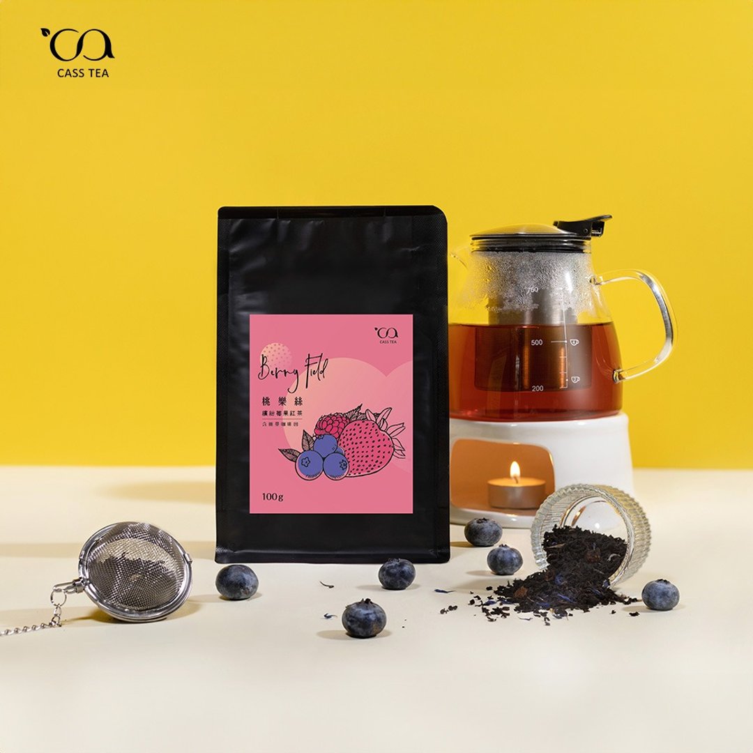 【User Bag 原叶散茶】CASS TEA 桃乐丝 莓果红茶 100g - 茶 - 其他材质 粉红色