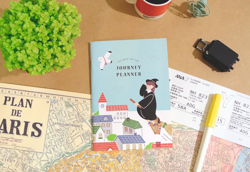 迪梦奇 钢钢好旅游计划本 [扫帚]  售完绝版 - 笔记本/手帐 - 纸 蓝色