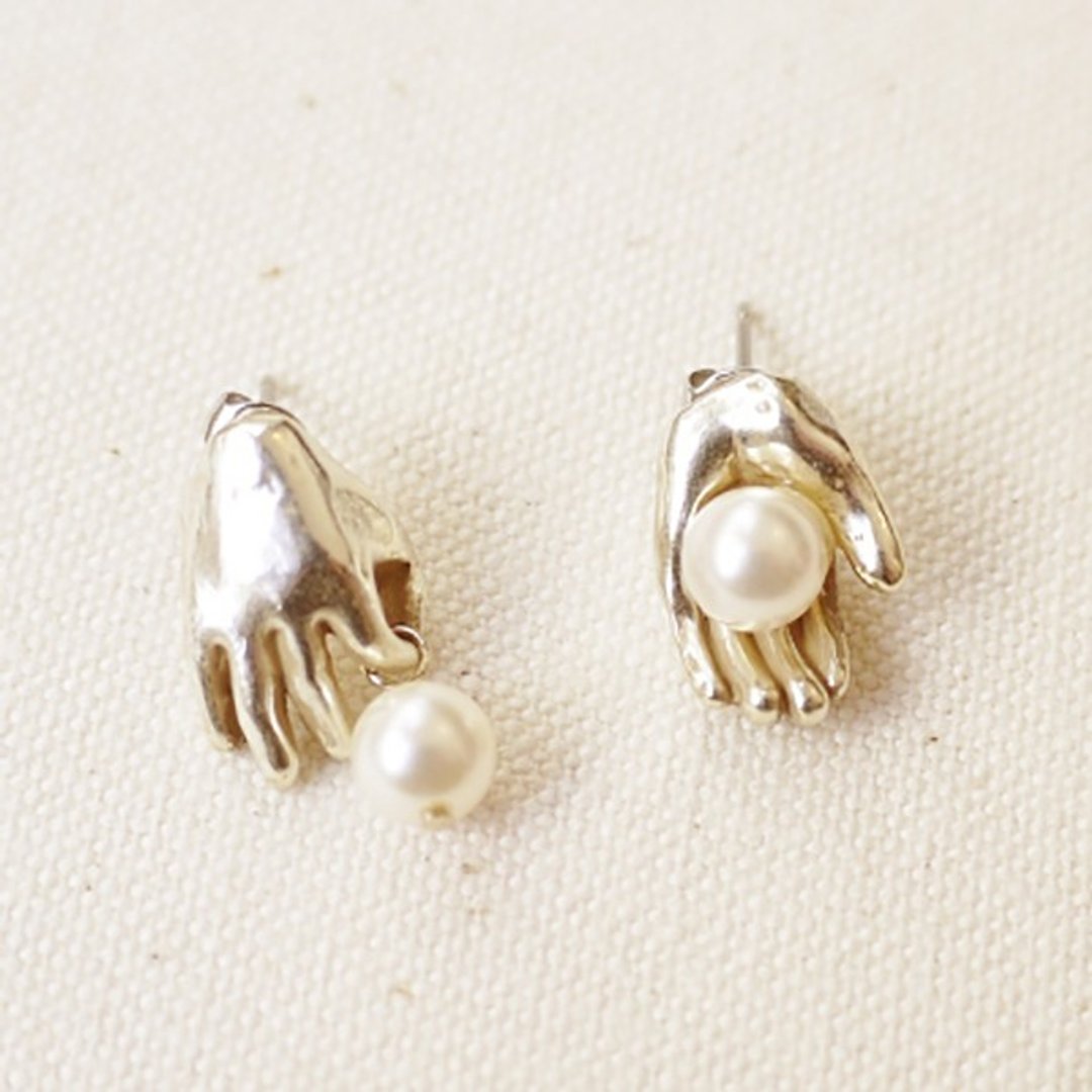 Harvest Harvest / Earrings PA225 - 耳环/耳夹 - 其他金属 银色