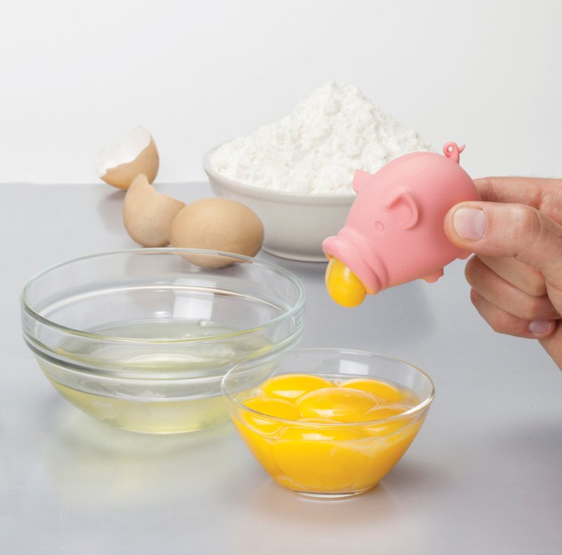 【PELEG-DESIGN】YolkPig 大口猪蛋黄器 - 厨房用具 - 硅胶 粉红色