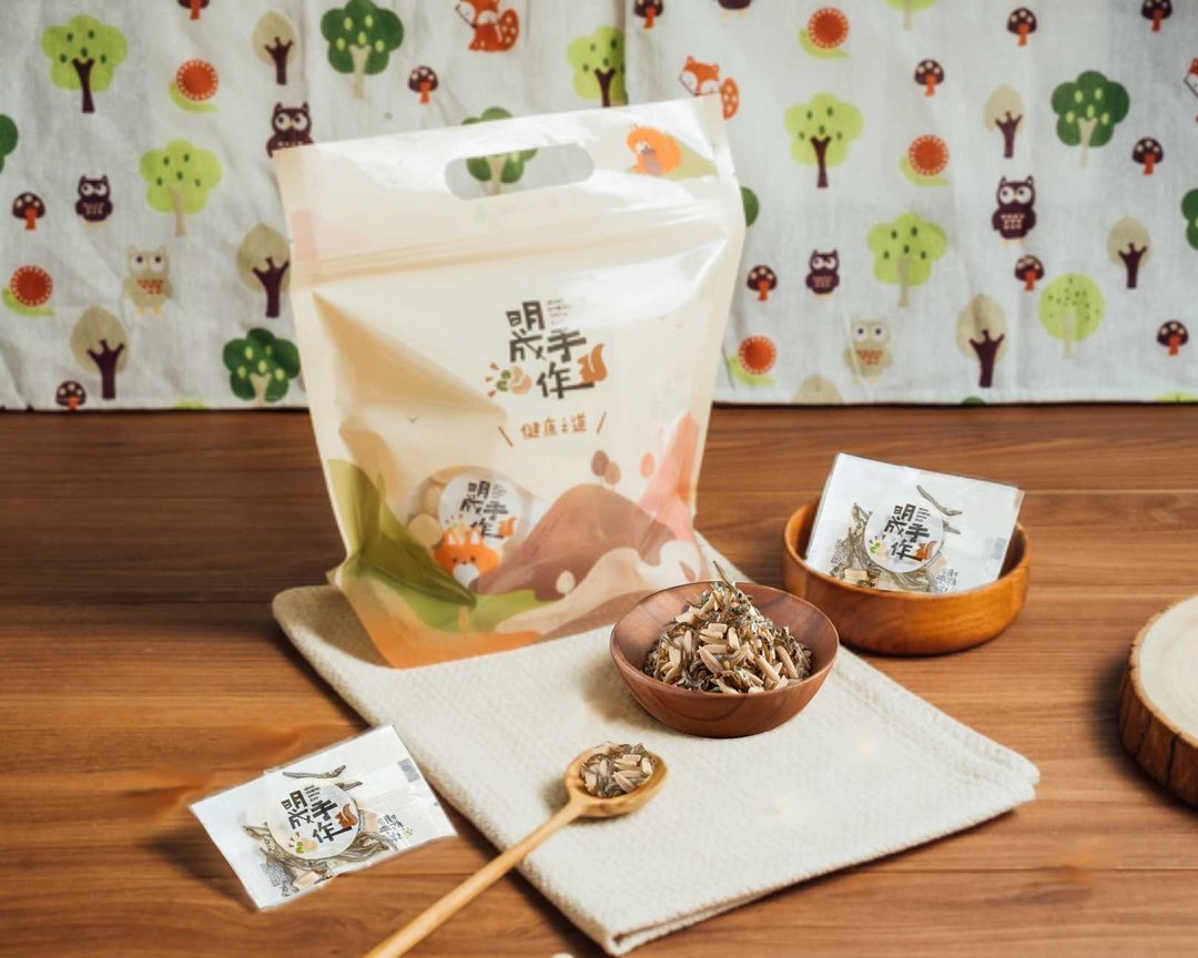 【明成手作】杏仁小鱼随手袋(6gX30入装/轻零嘴/杏仁小鱼/严选) - 零食/点心 - 新鲜食材 白色