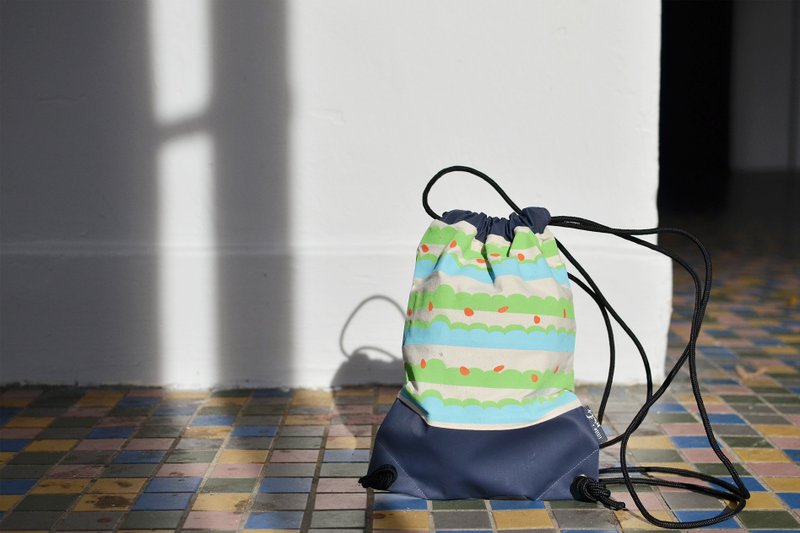 Kugua Canvas Drawstring Bag - 束口袋双肩包 - 其他材质 多色