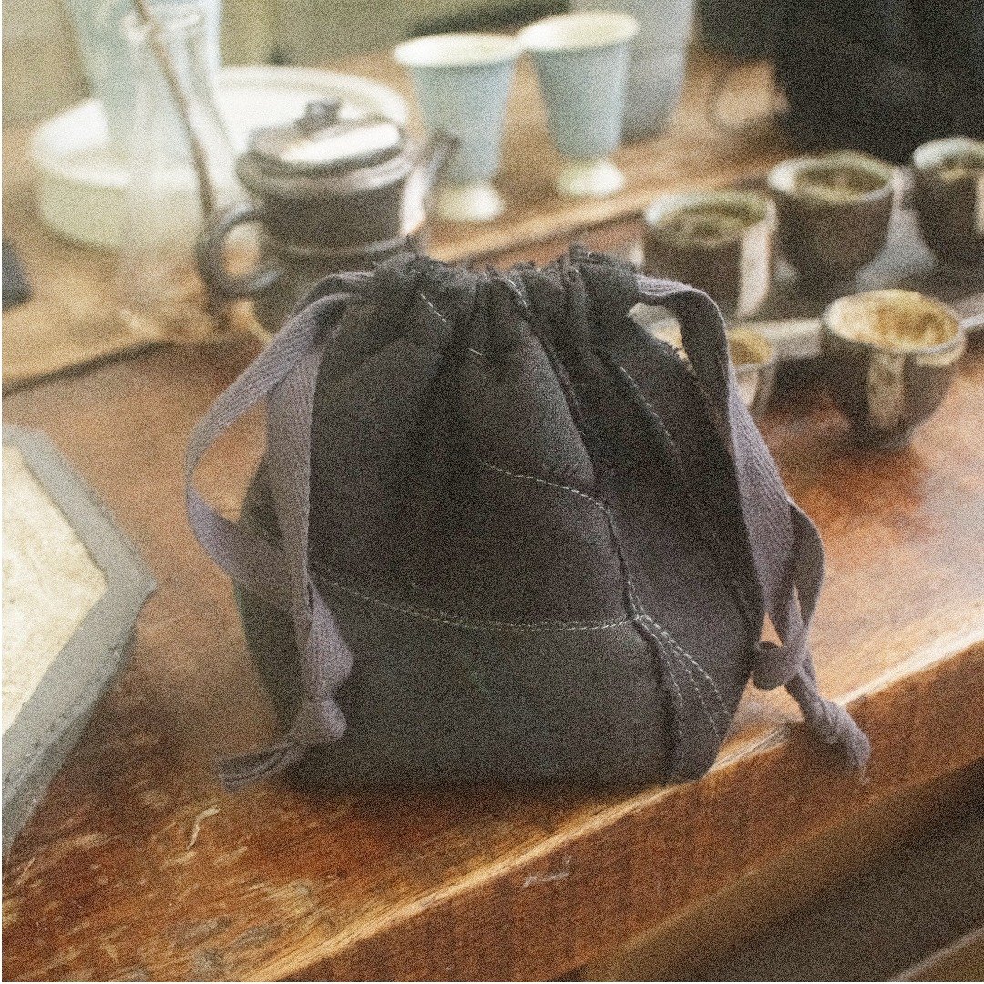 茶具袋 | 束口袋 - 化妆包/杂物包 - 其他材质 黑色