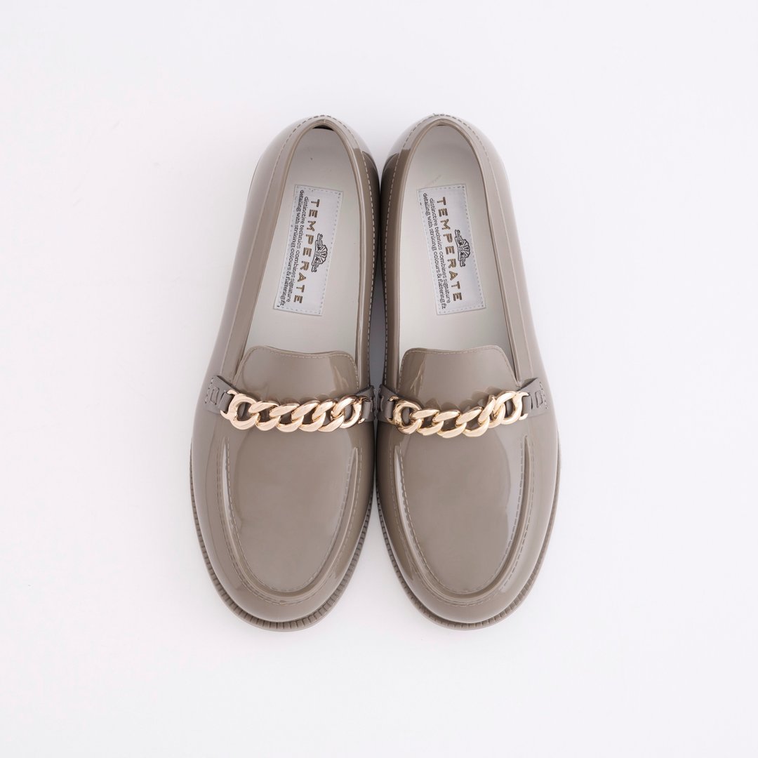 EVAN (GREY)  PVC LOAFER / RAIN SHOES - 雨鞋/雨靴 - 防水材质 灰色