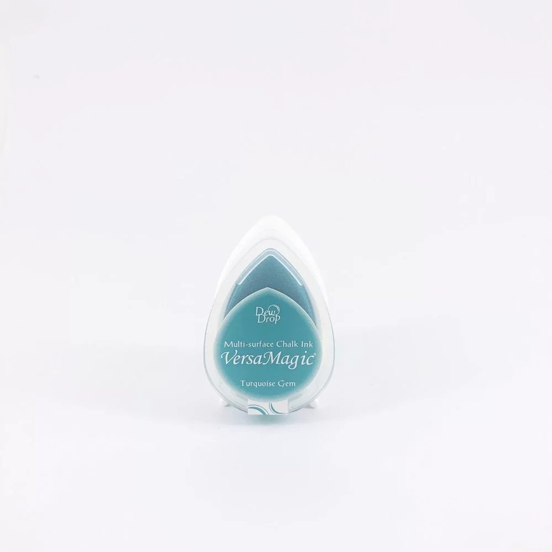 【TSUKINEKO 日本月猫】粉彩水滴印台 蓝宝石 - 印章/印台 - 塑料 蓝色