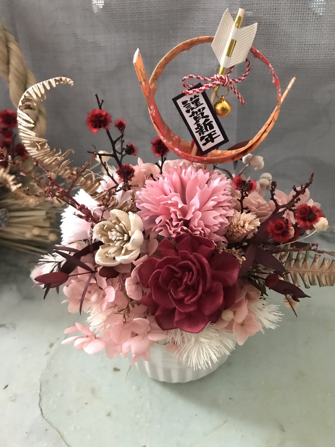 贺新春 虎虎生丰 永生花礼 - 干燥花/捧花 - 植物．花 红色