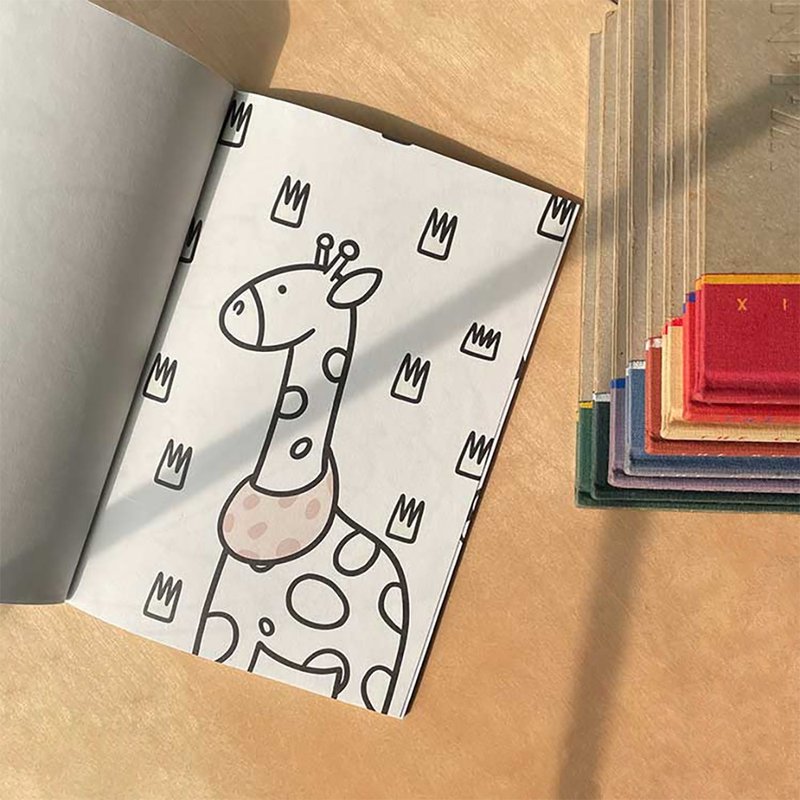 【活动限定】Ooyii Zoo动物园主题涂鸦着色本 / 着色海报 - 儿童绘本/图书 - 纸 多色