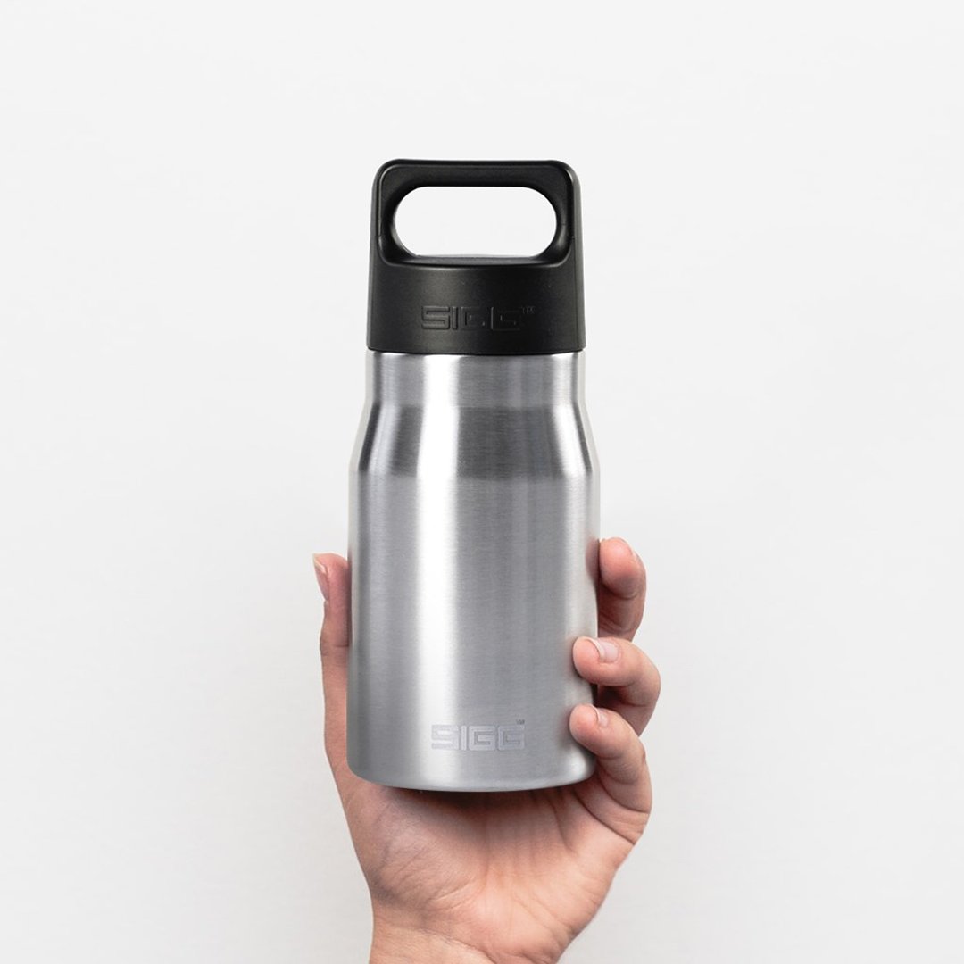 瑞士百年 SIGG 探险家保温随身杯 450ml - 质感雾 - 保温瓶/保温杯 - 不锈钢 银色