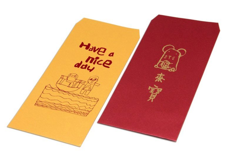 三明治工 X 乐山 2020鼠来宝优惠组合二包16入 NT 250元 - 红包/春联 - 纸 