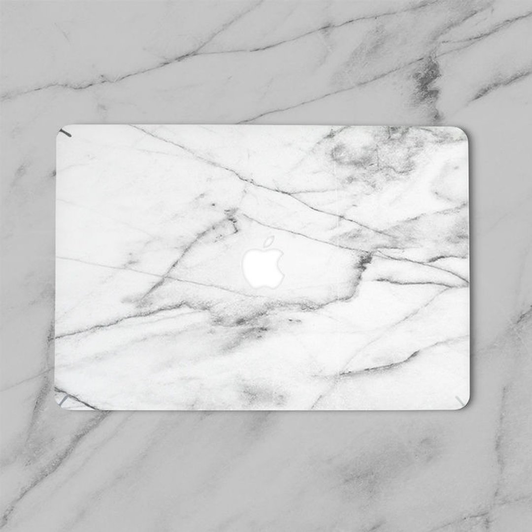 香港品牌 Sell Good 原创大理石纹理 MacBook 贴膜 保护贴 - 简约 - 平板/电脑保护壳 - 其他材质 白色