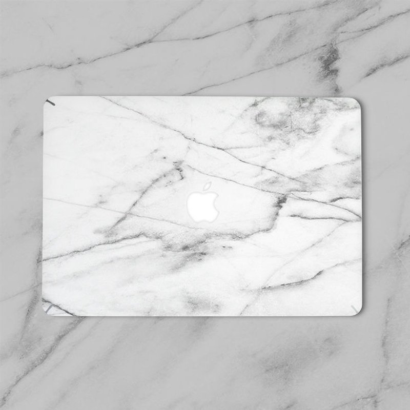 香港品牌 Sell Good 原创大理石纹理 MacBook 贴膜 保护贴 - 简约 - 平板/电脑保护壳 - 其他材质 白色
