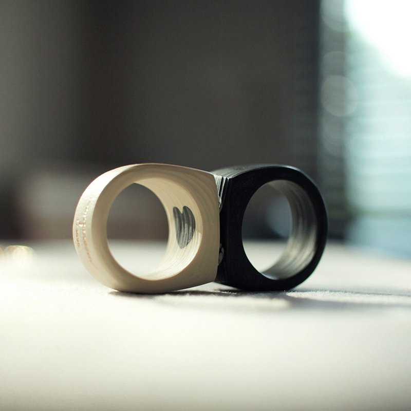 UNME - the couple rings - 戒指 - 防水材质 灰色