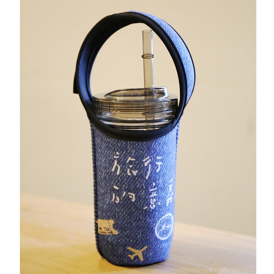 来哟环保饮料提袋/水壶袋 - 随行杯提袋/水壶袋 - 防水材质 蓝色