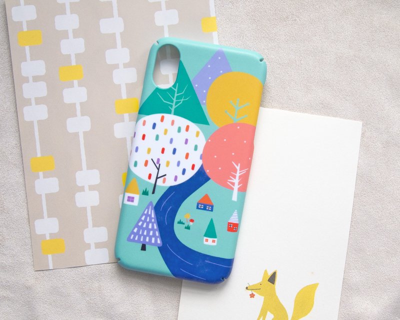 我家后面有森林::手机壳 - 手机壳/手机套 - 塑料 绿色