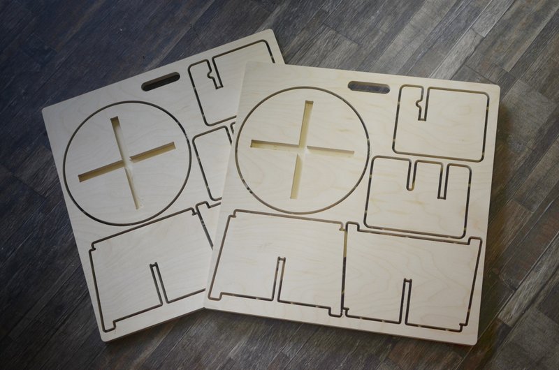 DIY材料包-圆板凳与手机架 - 木工/竹艺/纸艺 - 木头 多色