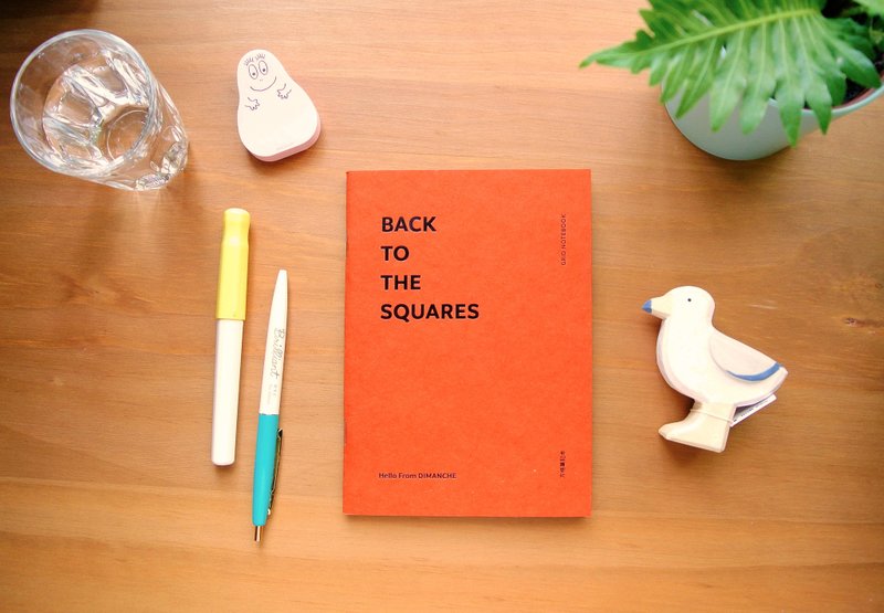 迪梦奇 钢钢好方格笔记本 [纯粹橘]  售完绝版 - 笔记本/手帐 - 纸 橘色