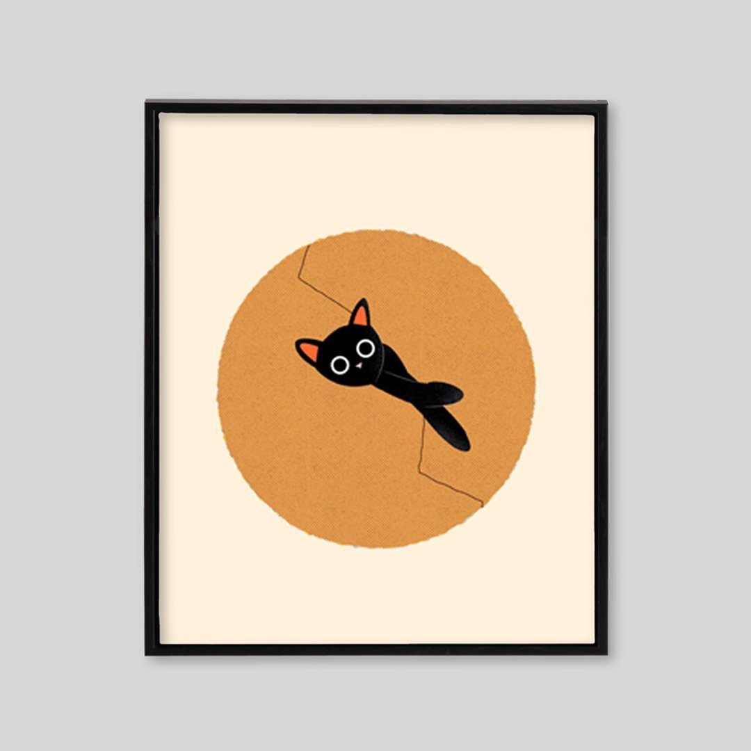 小懒猫 - 海报/装饰画/版画 - 其他材质 