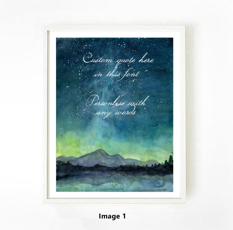 励志语录/挂画/客制化商品/客制化礼物/空间装饰/精神疗愈/装饰画 - 海报/装饰画/版画 - 纸 