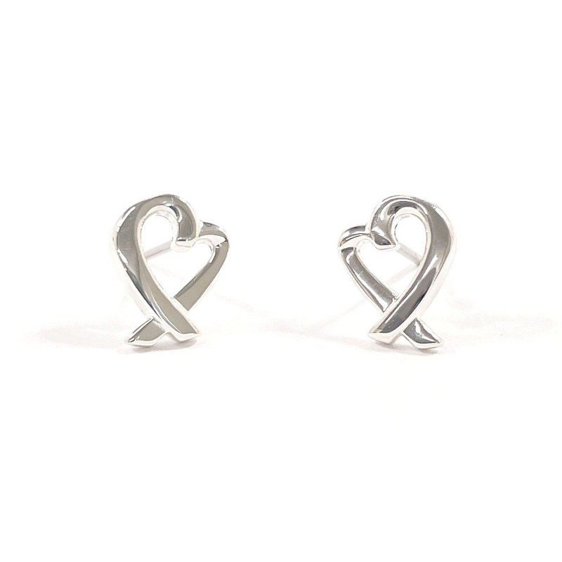 【日本直送 二手美品】蒂芬妮 TIFFANY&Co. 拥抱之心 毕卡索 耳环 银 925 饰品 经抛光处理 - 耳环/耳夹 - 纯银 银色