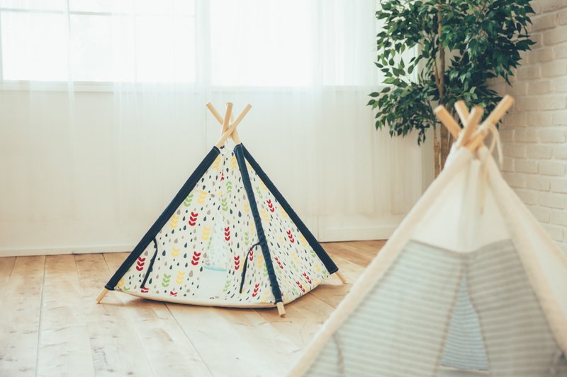 宠物手工帐篷 - 床垫/笼子 - 棉．麻 多色