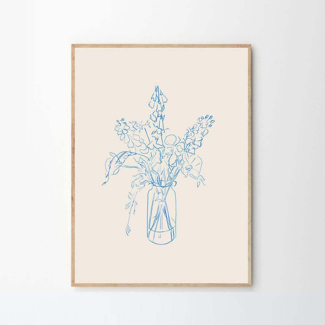 【瑞典挂画】Chloe Purpero Johnson | Flower Study - 海报/装饰画/版画 - 纸 