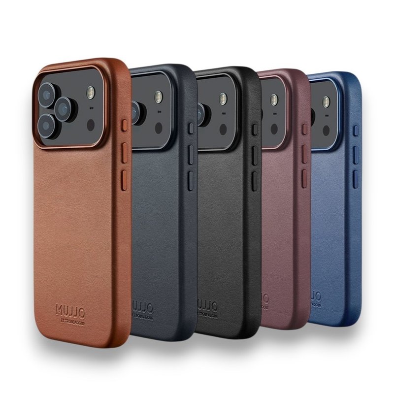 Mujjo – iPhone 17 Pro 全皮革手机壳兼容MagSafe磁吸手机套 - 手机壳/手机套 - 其他材质 
