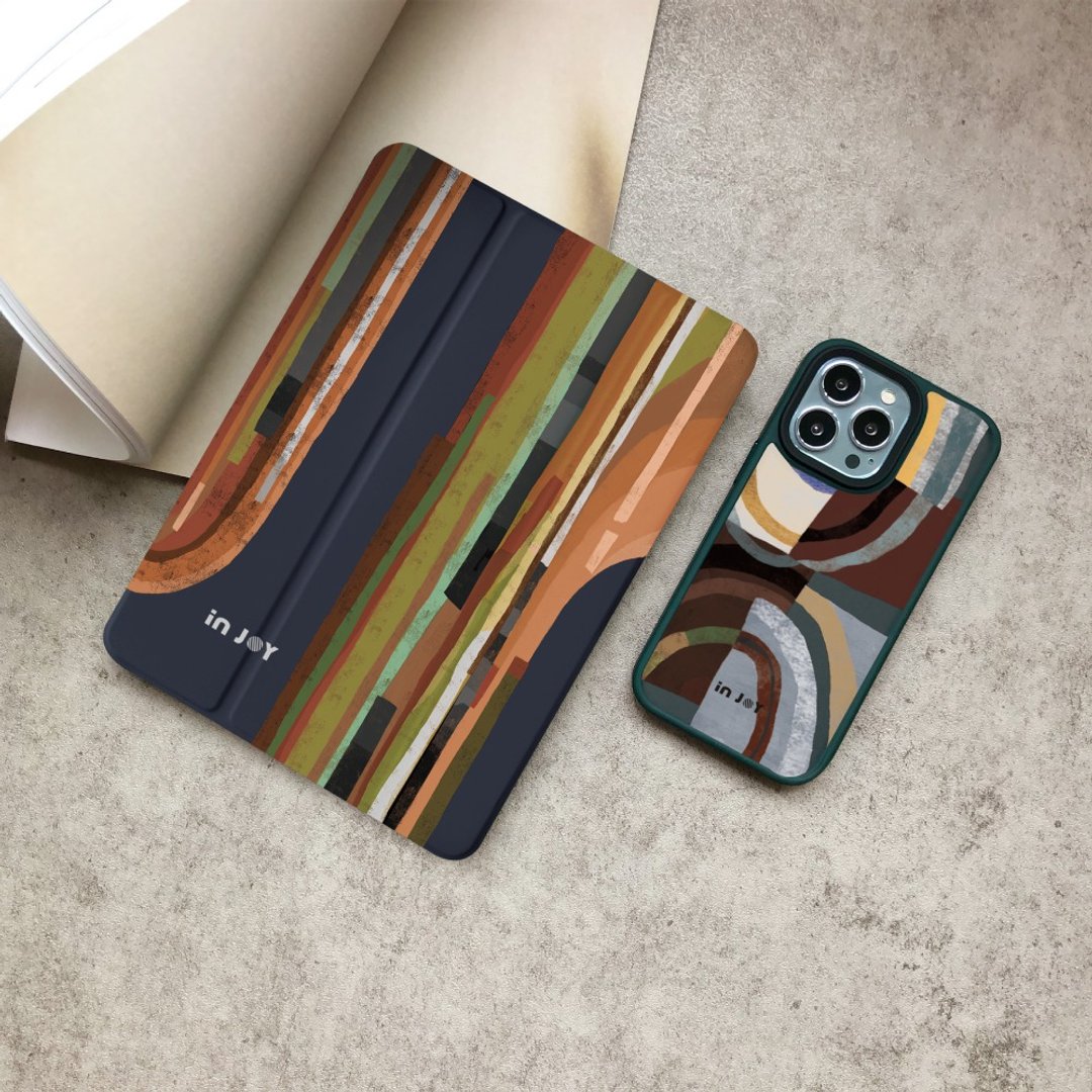 iPad case 12.9/Air5/iPad 9/mini 7理性与感性 附笔槽平板保护套 - 平板/电脑保护壳 - 其他材质 