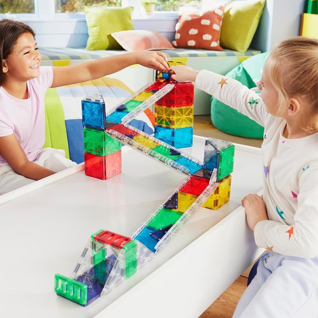 Magna-Tiles Combo 磁力积木-滚滚乐90片豪华组(磁力片 玩具) - 玩具/玩偶 - 其他材质 