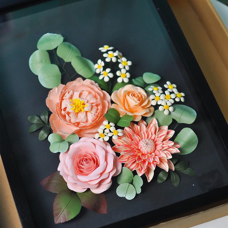 Secret Garden - Paper Flowers Art - 墙贴/壁贴 - 环保材料 