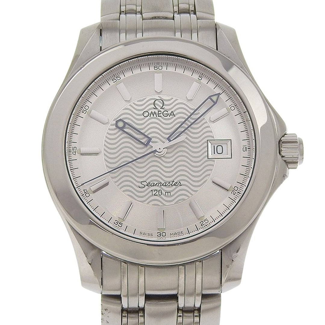 【日本直送】欧米茄 OMEGA 海马120M 手表 2511.31 不锈钢 银色 石英 指针式显示 银色表盘 男款【二手】 - 女表 - 不锈钢 银色