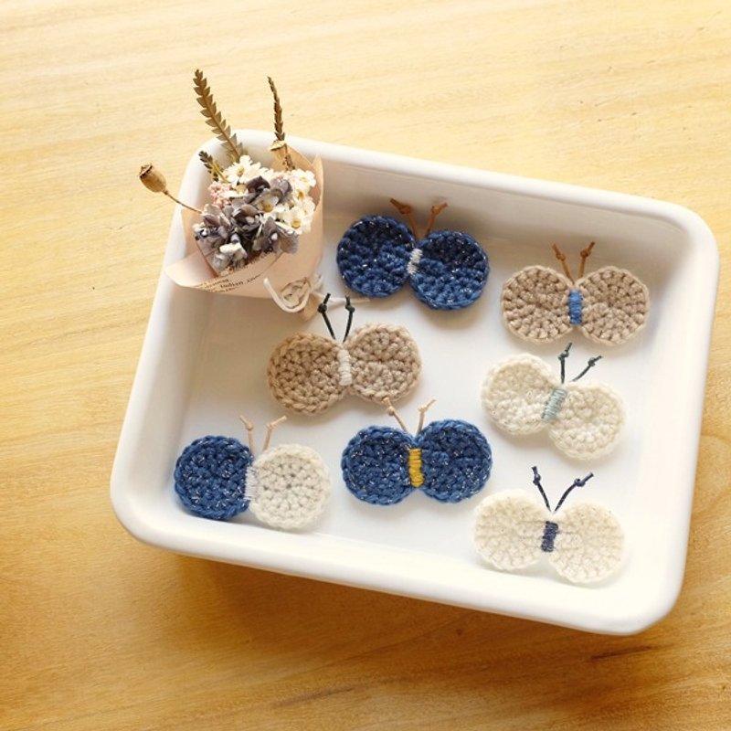 春天里飞来的蝴蝶儿。别针 - 胸针 - 其他材质 多色