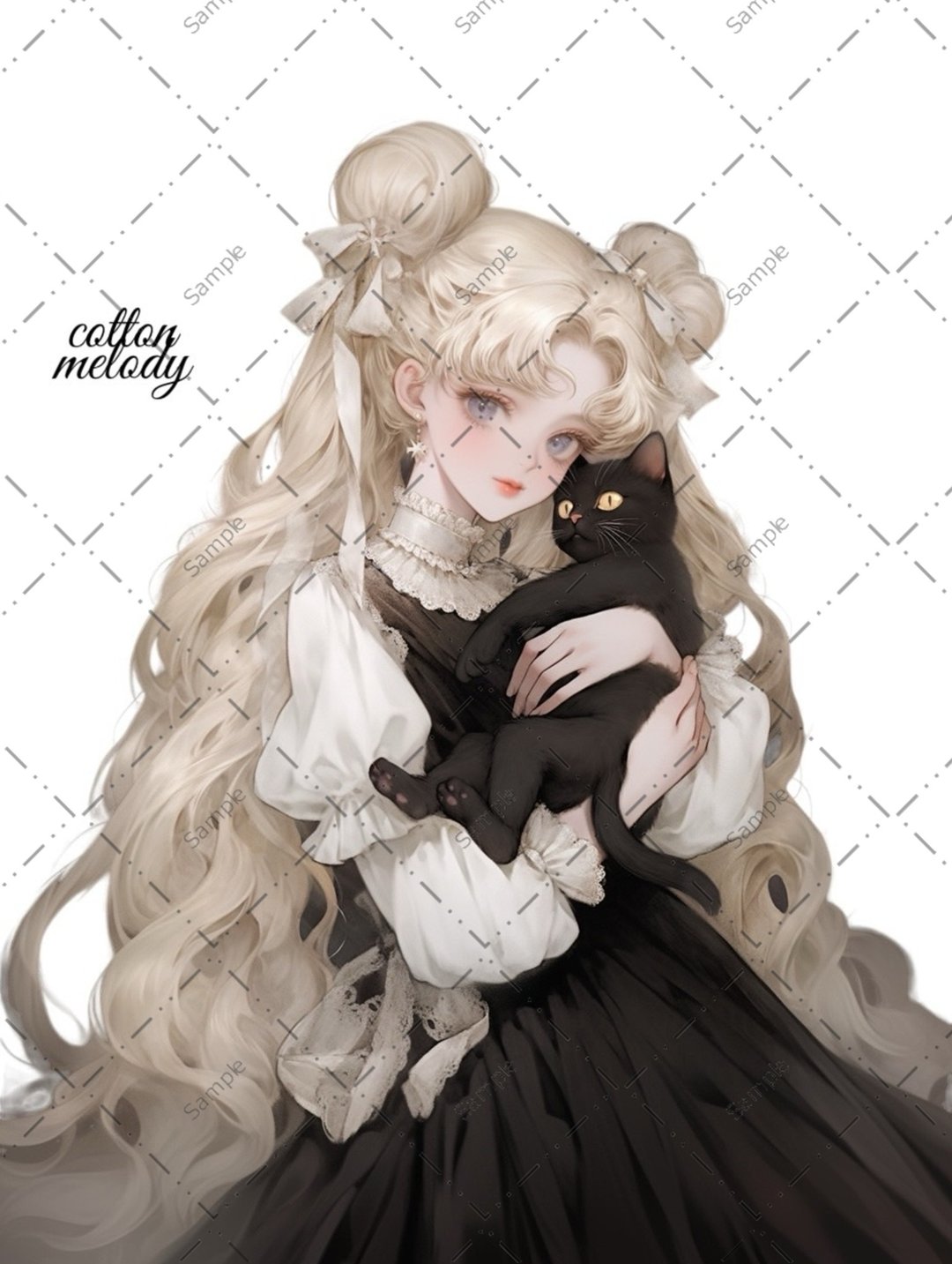 original sticker no.919 人物贴纸 原创贴纸 人物贴纸 女孩贴纸 原创人物贴纸 - 贴纸 - 纸 