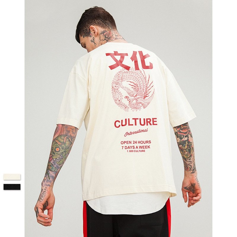 Autoreiji全员恶人 原创美潮T恤 文化设计师插画系列T恤衫 - 男装上衣/T 恤 - 棉．麻 黑色