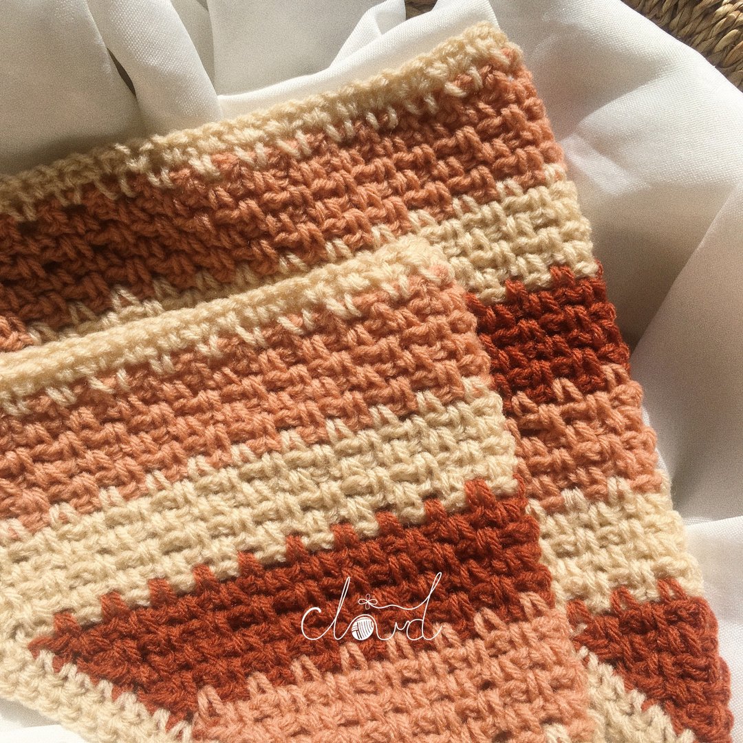 Kerchief crochet - 发饰 - 聚酯纤维 多色
