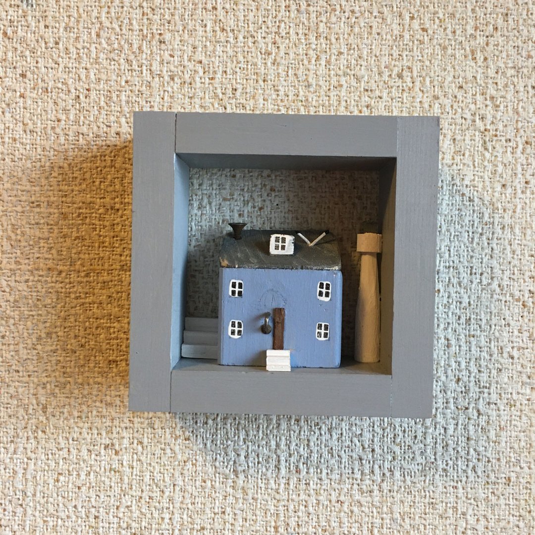 Driftwood Interior-Shiosai and Seagulls-B023-Wall Hanging-Box - 摆饰 - 木头 