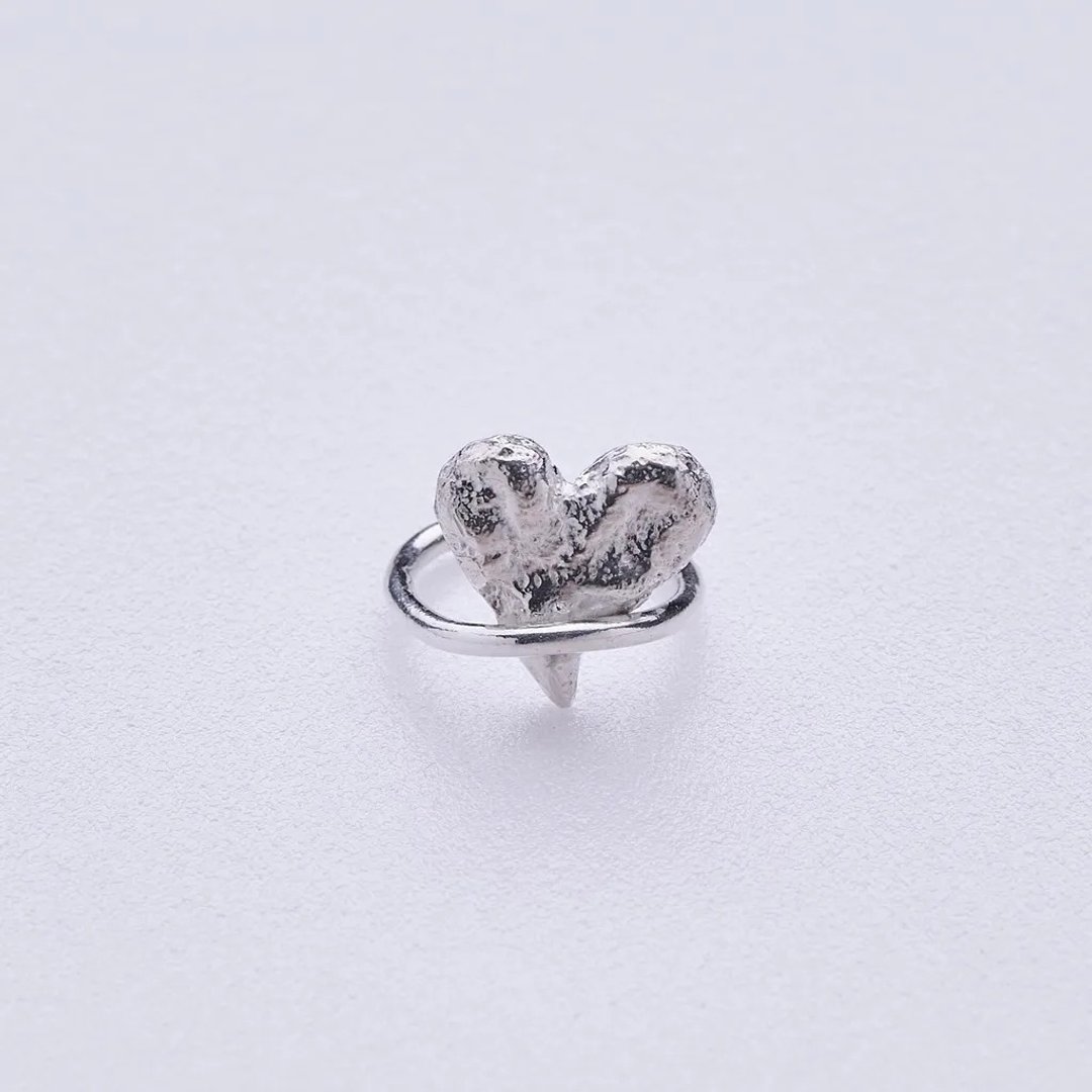 Heartseed ring - 戒指 - 纯银 