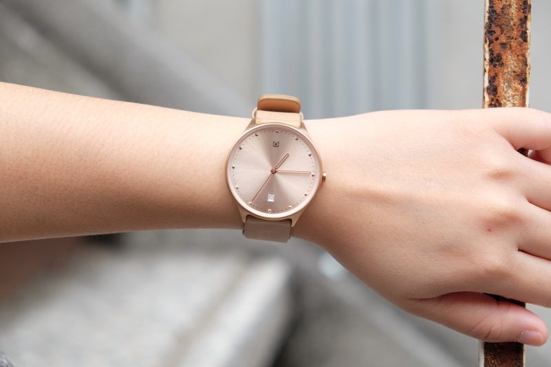 NEUT Watches | Rose Gold - 女表 - 真皮 