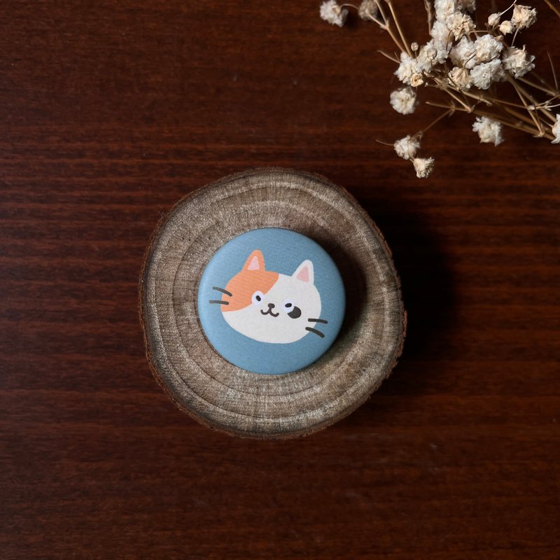 三花猫小徽章 - 其他 - 塑料 蓝色