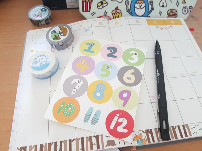 Ning's-数字贴纸 - 贴纸 - 纸 