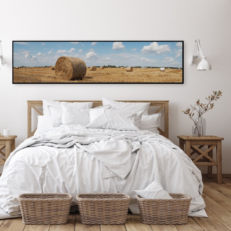 稻草卷 - 卧房挂画/客厅装饰/稻香田园海报/床头画/居家设计挂画 - 海报/装饰画/版画 - 棉．麻 多色