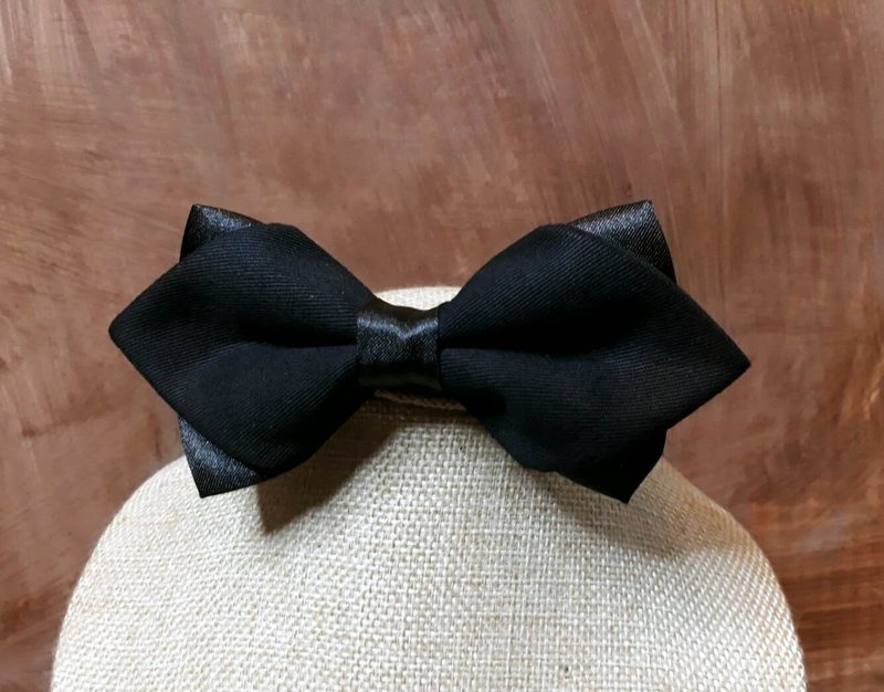 沉默的绅士 领结 Bow Ties - 领结/领巾 - 棉．麻 黑色
