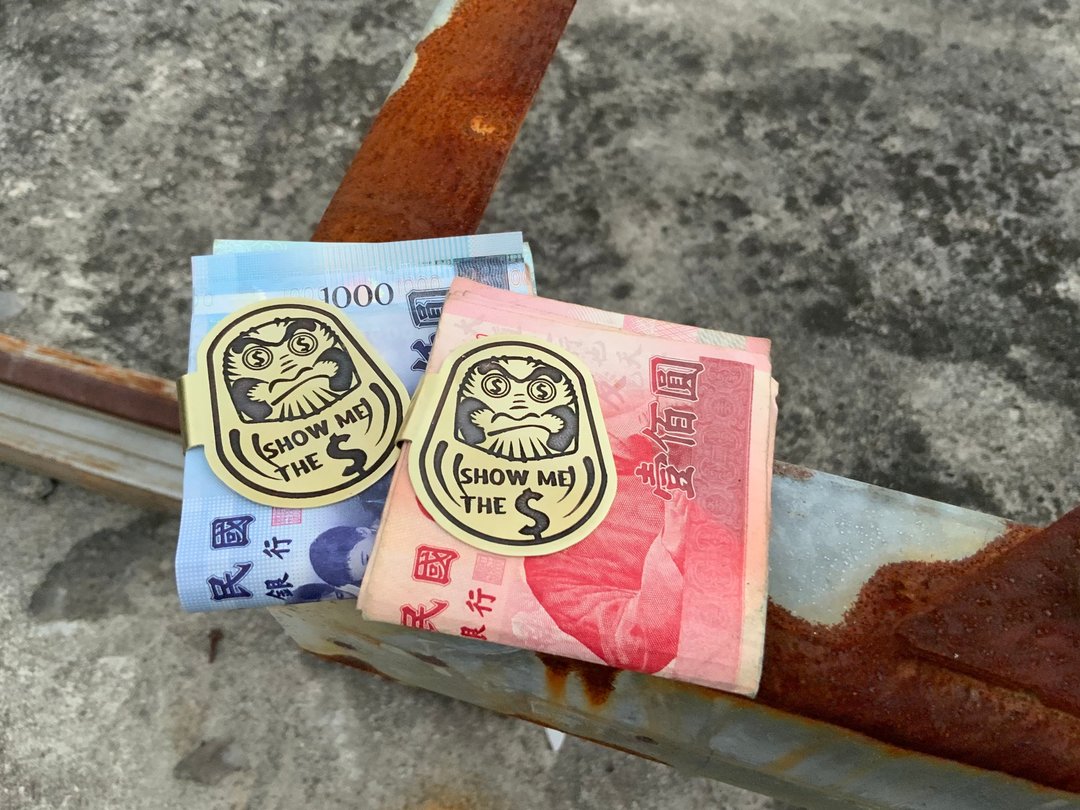 不倒翁-手工黄铜钞票夹 - 皮夹/钱包 - 铜/黄铜 