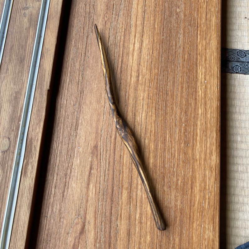 我制杖　魔杖　豁斲　手工魔杖　独特手工法杖 - 摆饰 - 木头 绿色