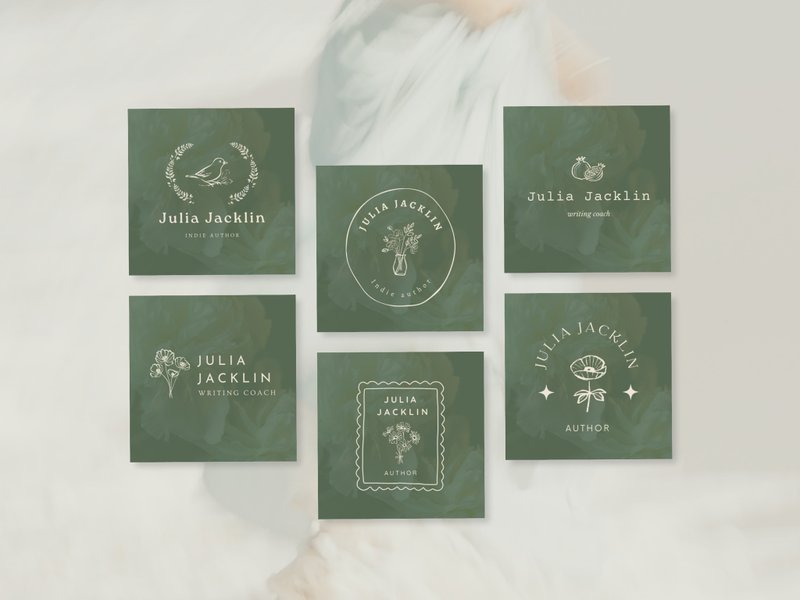 Canva 模板 / 作者 / 独立出版写作者 / logo设计 - Logo 设计/图案设计 - 其他材质 